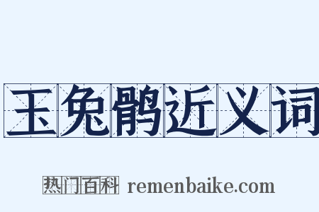 玉兔鹘近义词是什么意思的图片